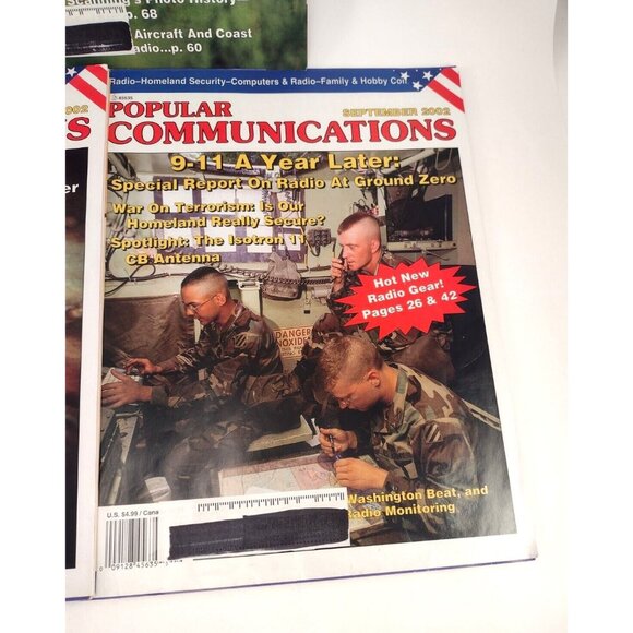 Popular Communications Magazine 2002 Lot of 5 Shortwave Radio Broadcasting Hobby - Picture 2 of 11